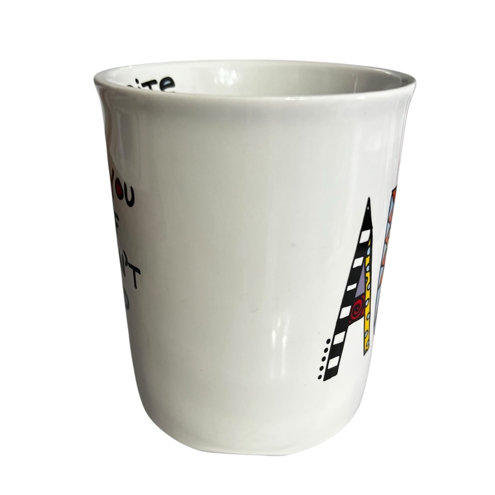 Laurie Veasey OUR NAME IS MUD “Favorite Aunt” Coffee/Tea Mug/Cup Multi Colors - Picture 4 of 8